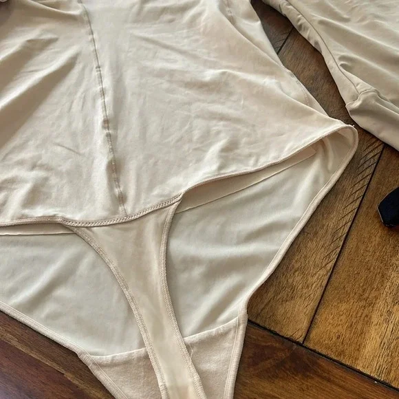 Maidenform bundle Shapewear black nude XL 2XL open bust intimates bodysuit faja - Picture 15 of 16